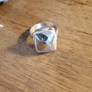 Silpada"Amarillo" Natural Pyrite Ring in sterling